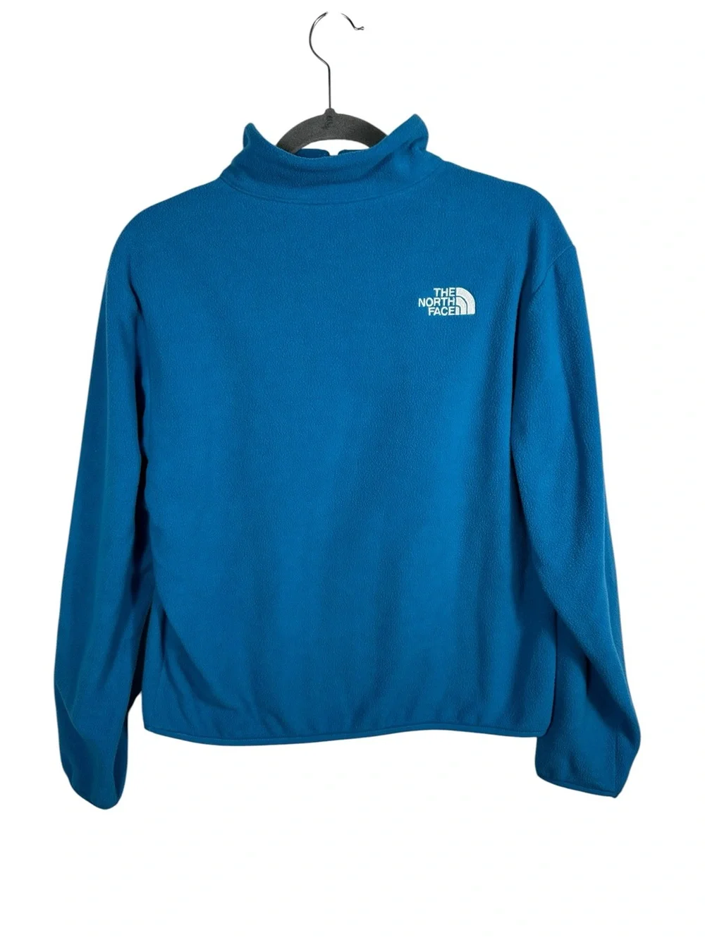The North Face Men’s Glacier 1/4 Zip Fleece Pullover Jacket Blue Size Small